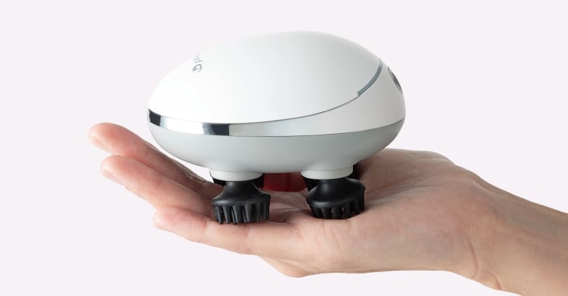 軽量で持ちやすいたまご型デザイン