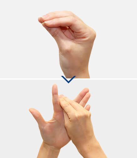 手指 手のひらのストレッチ方法 手から健康にアプローチ